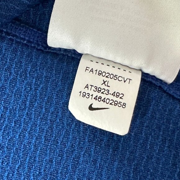 Nike Running T-Shirt Men XL Blue Reflective DRI-FIT Crew Neck Breathable AT3923 - Picture 8 of 15